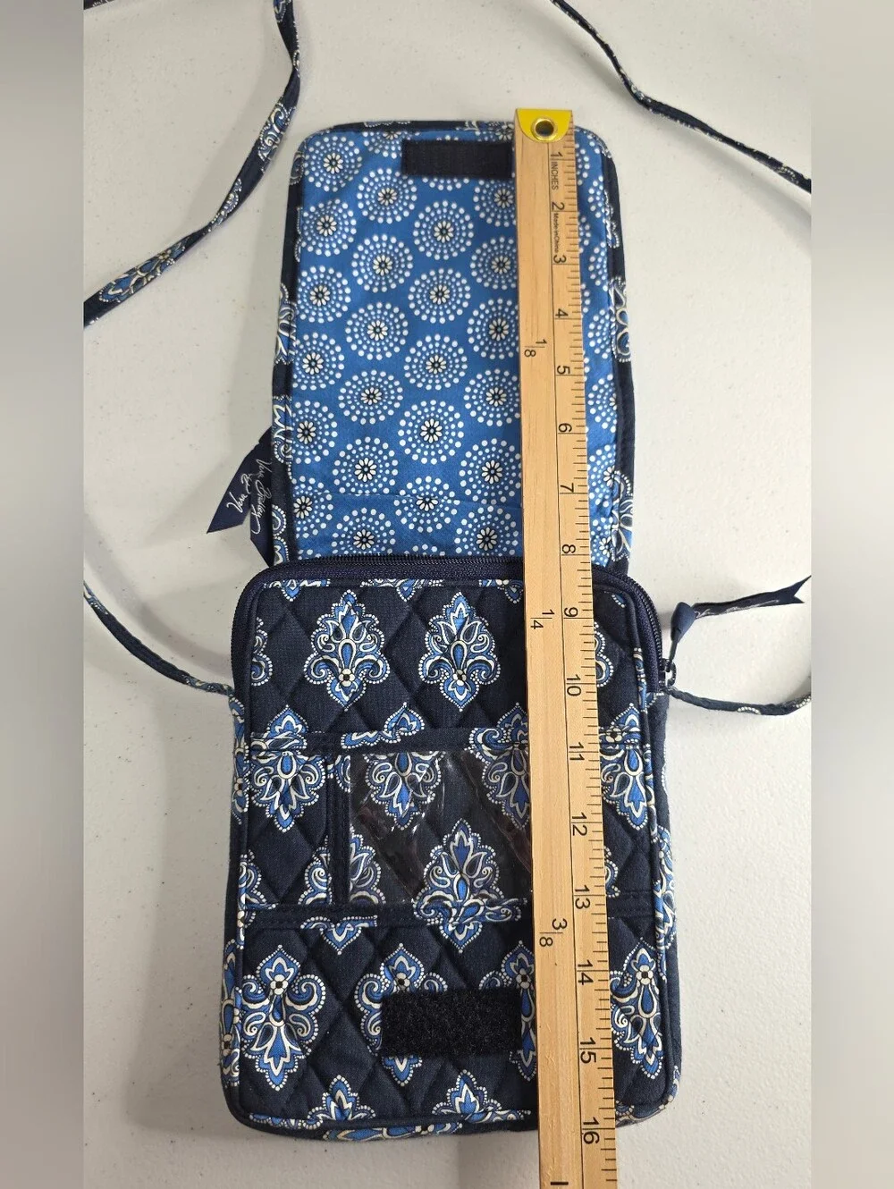 Vera Bradley Calypso Mini Hipster Crossbody Bag Built-In Wallet Retired 2009
